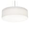Afx Anton 15'' Pendant - Satin Nickel Finish - Linen White Shade ANP1524MBSN-LW - alternate 1